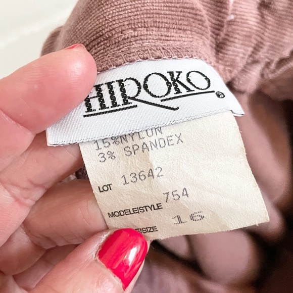 Vintage Y2K A-line Skirt Fairy Micro Corduroy Embroidered Sequin Asymmetrical 16 - Picture 14 of 15